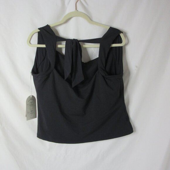 Blogilates Bow Back Tank Top  Active Jet Black Plus Size 3X NWT - Picture 9 of 9